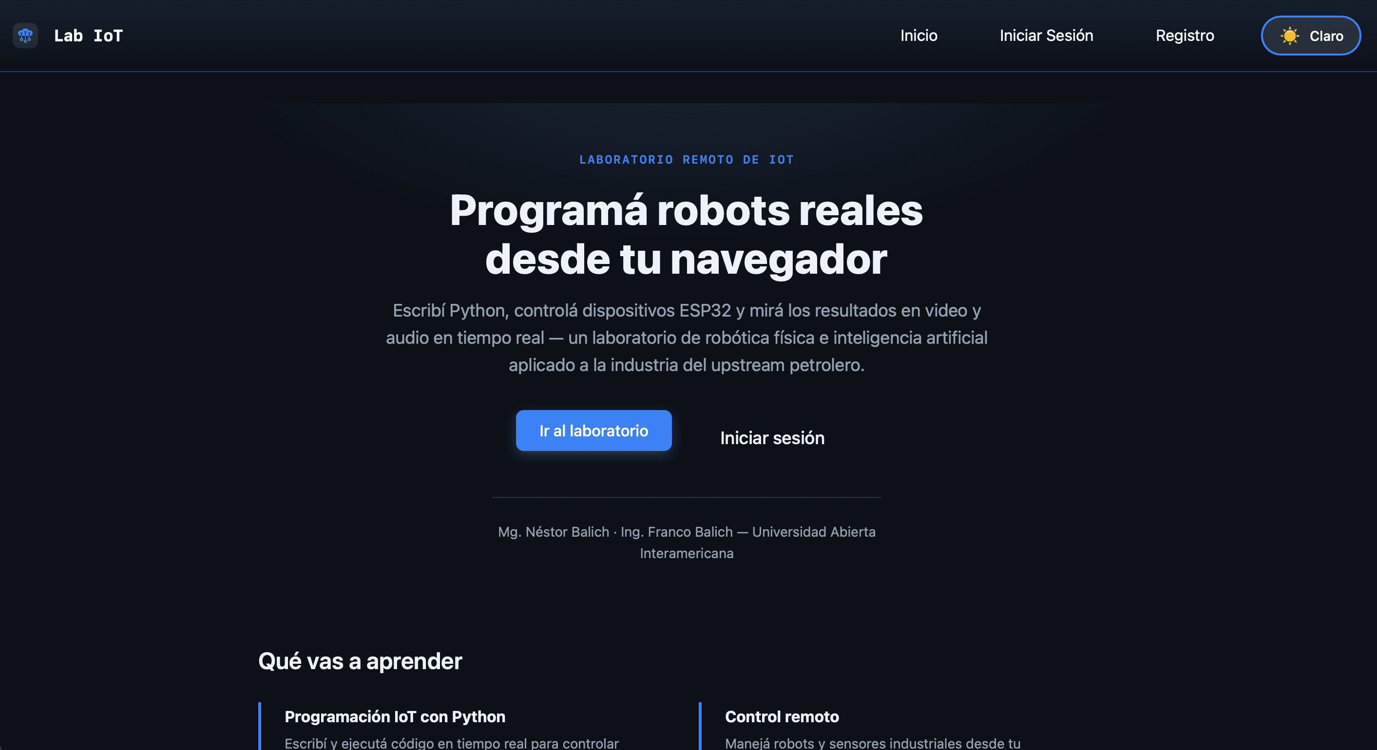 Lab IoT